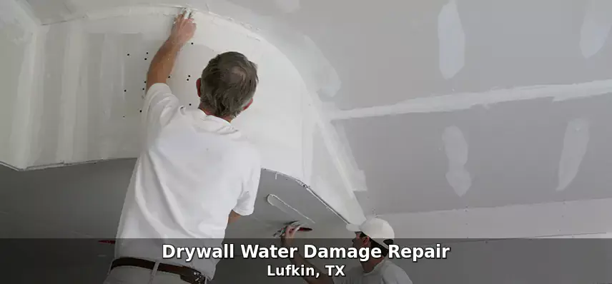 Water-damaged drywall — drywall water damage repair in Lufkin, TX by Freeman Restoration