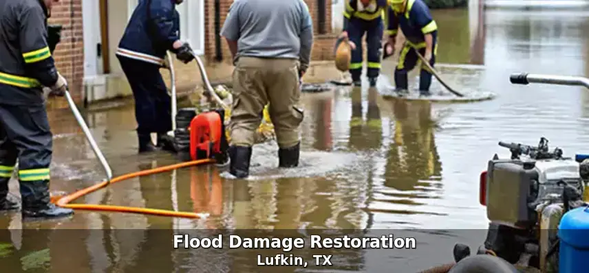 Flood damage restoration in Lufkin, TX by Freeman Restoration