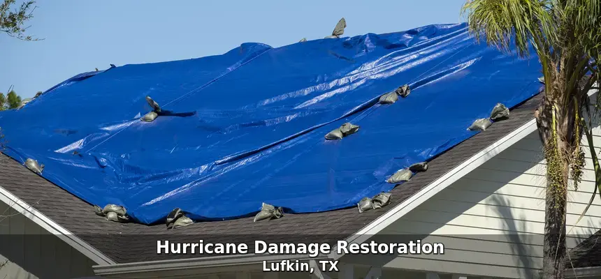 Storm-damaged property — hurricane damage restoration in Lufkin, TX by Freeman Restoration