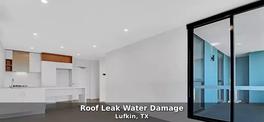 Water-damaged ceiling — roof leak water damage in Lufkin, TX by Freeman Restoration
