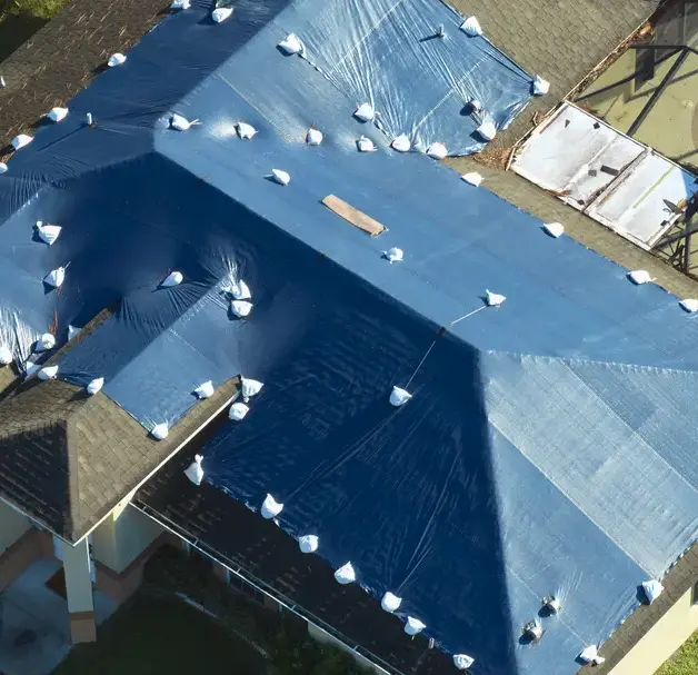 Storm-damaged property — hurricane damage repair in Lufkin, TX by Freeman Restoration
