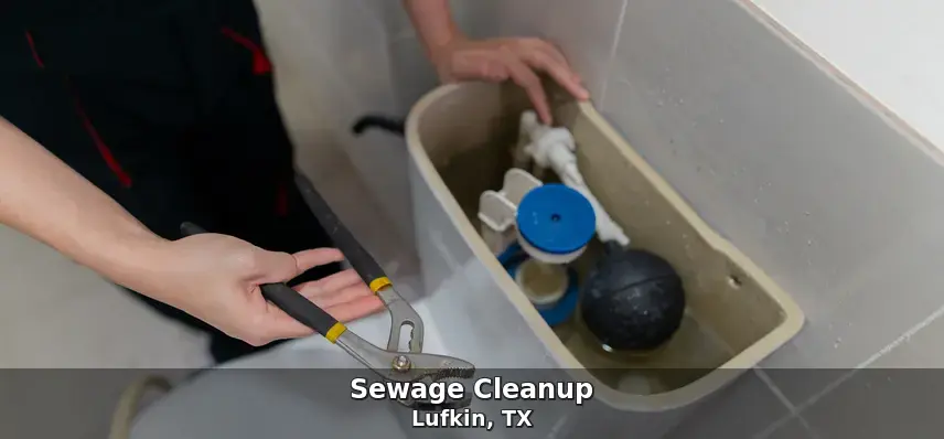 Sewage cleanup work — sewage cleanup in Lufkin, TX by Freeman Restoration